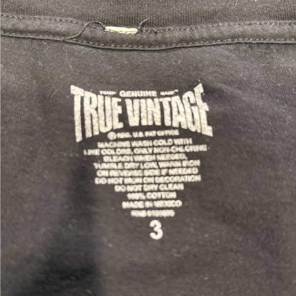 Vintage Graphic Black and Pink Relaxed Tee - Picture 3 of 3